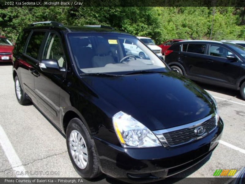 Midnight Black / Gray 2012 Kia Sedona LX