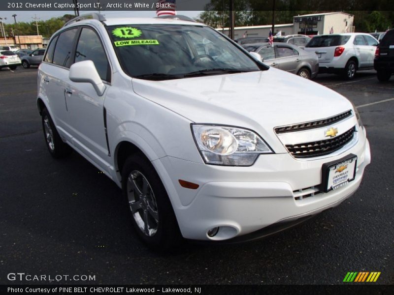 Arctic Ice White / Black 2012 Chevrolet Captiva Sport LT