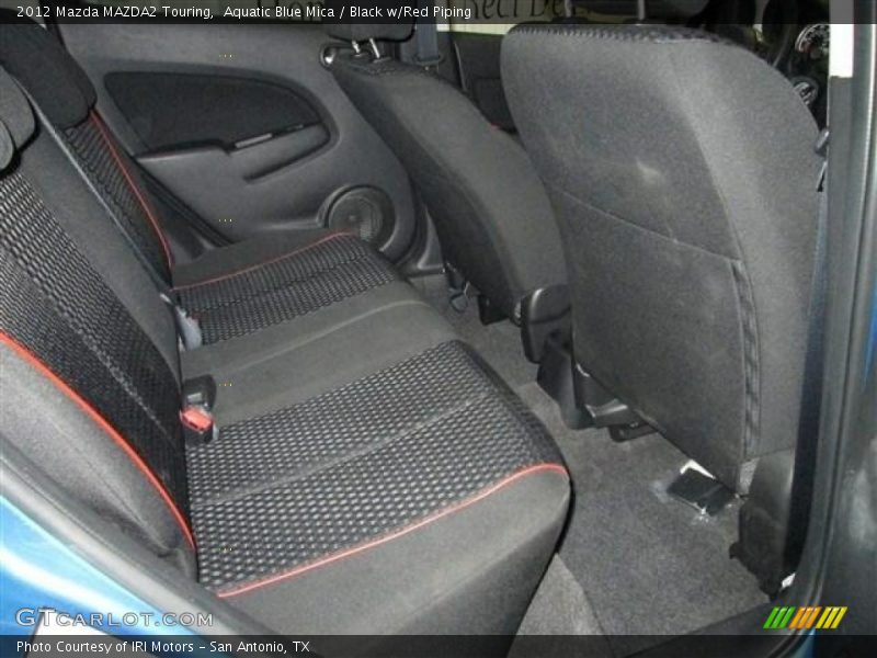 Aquatic Blue Mica / Black w/Red Piping 2012 Mazda MAZDA2 Touring