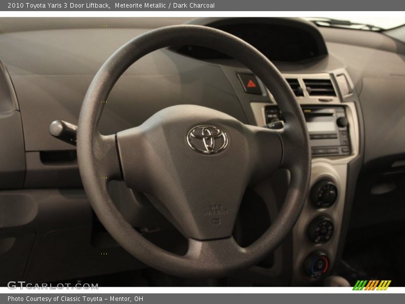 Meteorite Metallic / Dark Charcoal 2010 Toyota Yaris 3 Door Liftback