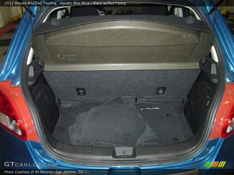 Aquatic Blue Mica / Black w/Red Piping 2012 Mazda MAZDA2 Touring