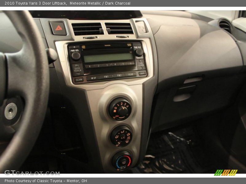 Meteorite Metallic / Dark Charcoal 2010 Toyota Yaris 3 Door Liftback