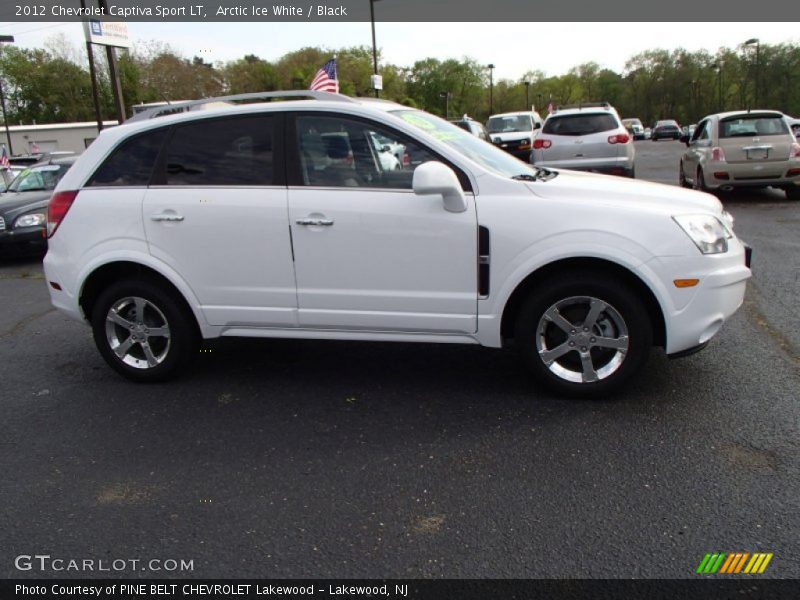 Arctic Ice White / Black 2012 Chevrolet Captiva Sport LT