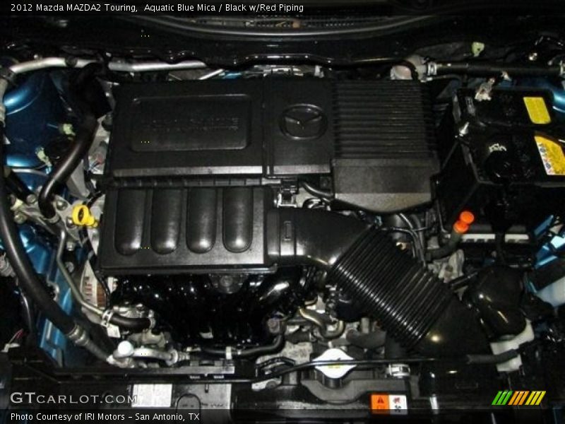 Aquatic Blue Mica / Black w/Red Piping 2012 Mazda MAZDA2 Touring
