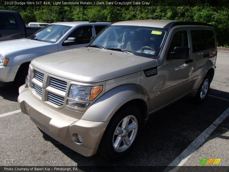 Light Sandstone Metallic / Dark Slate Gray/Light Slate Gray 2010 Dodge Nitro SXT 4x4