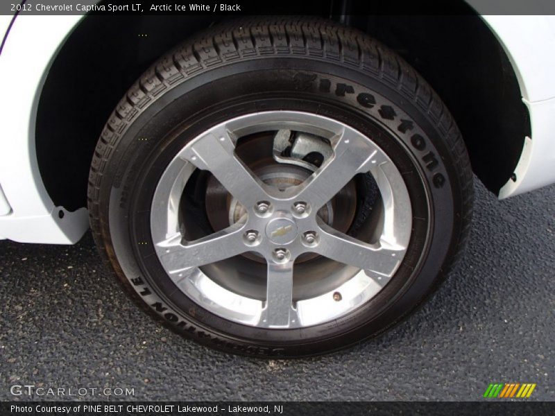 Arctic Ice White / Black 2012 Chevrolet Captiva Sport LT