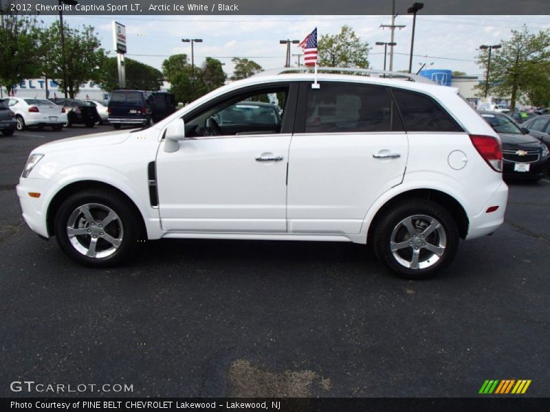 Arctic Ice White / Black 2012 Chevrolet Captiva Sport LT