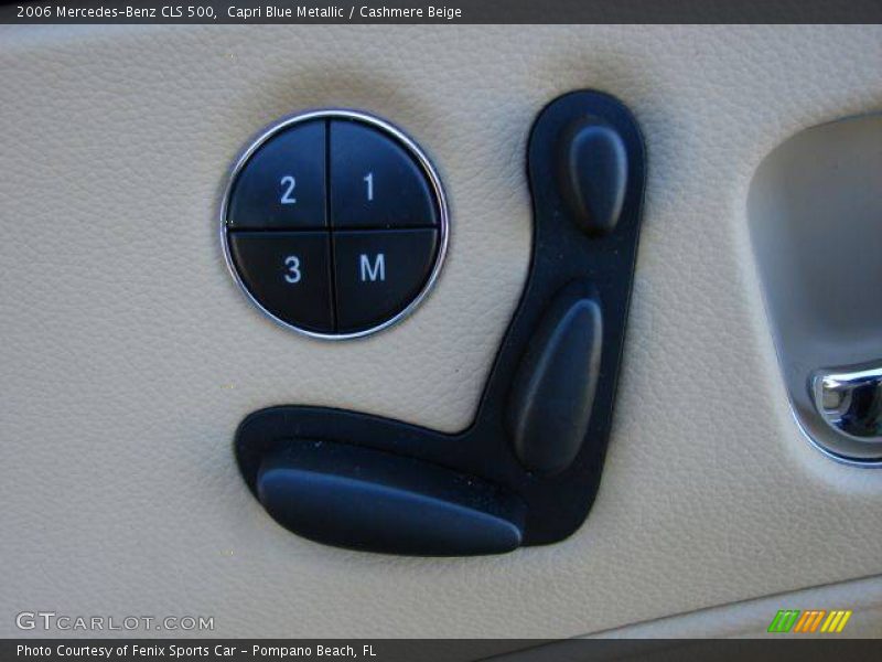 Capri Blue Metallic / Cashmere Beige 2006 Mercedes-Benz CLS 500