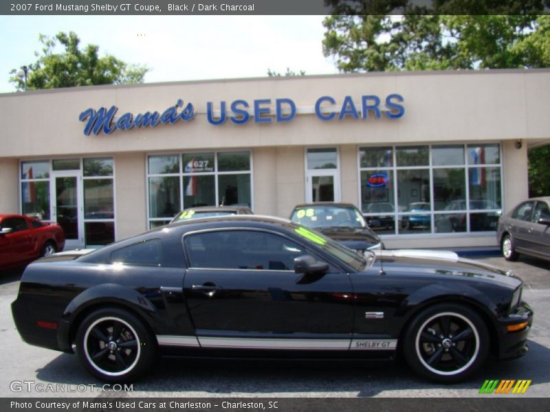 Black / Dark Charcoal 2007 Ford Mustang Shelby GT Coupe