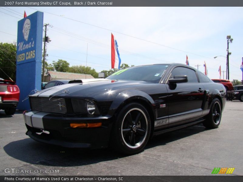 Black / Dark Charcoal 2007 Ford Mustang Shelby GT Coupe