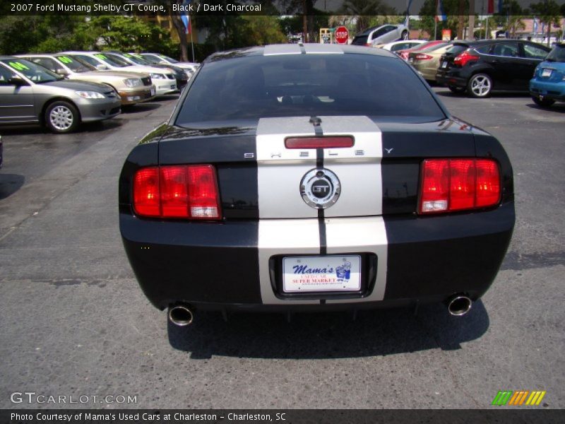 Black / Dark Charcoal 2007 Ford Mustang Shelby GT Coupe