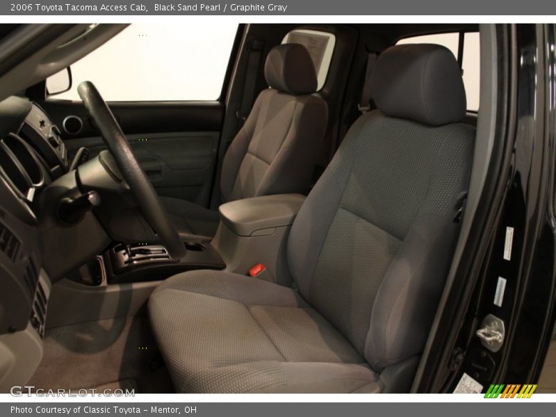 Black Sand Pearl / Graphite Gray 2006 Toyota Tacoma Access Cab