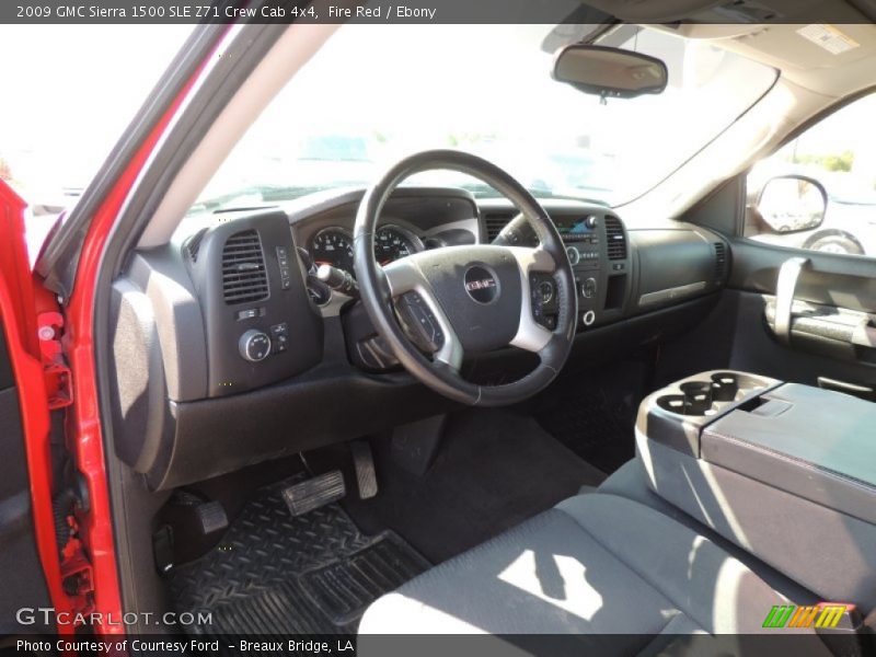 Fire Red / Ebony 2009 GMC Sierra 1500 SLE Z71 Crew Cab 4x4