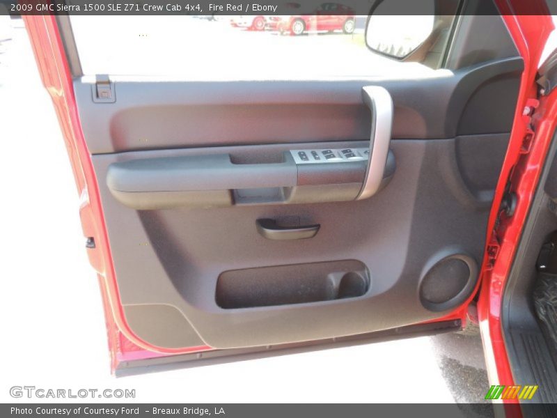Fire Red / Ebony 2009 GMC Sierra 1500 SLE Z71 Crew Cab 4x4