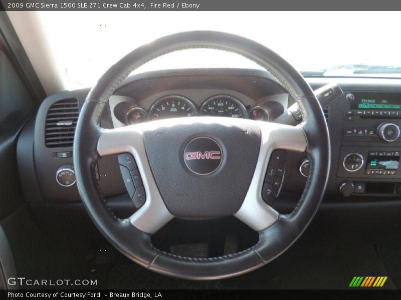 Fire Red / Ebony 2009 GMC Sierra 1500 SLE Z71 Crew Cab 4x4