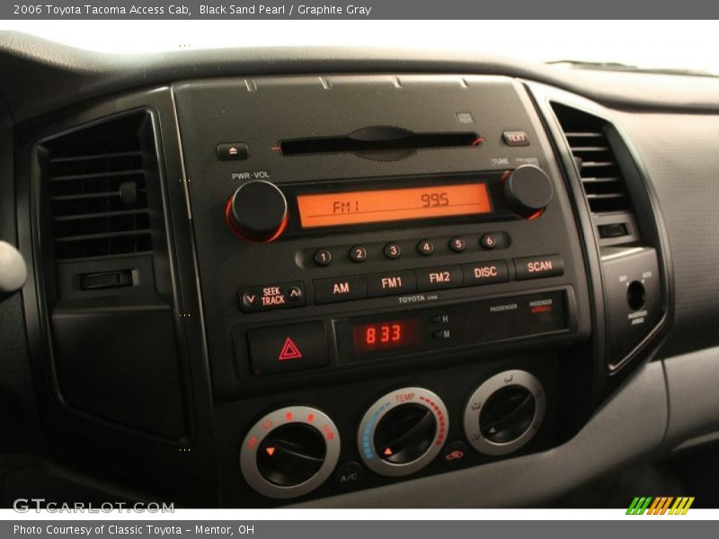 Black Sand Pearl / Graphite Gray 2006 Toyota Tacoma Access Cab