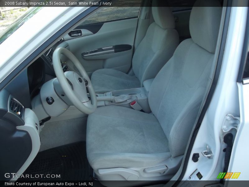 Satin White Pearl / Ivory 2008 Subaru Impreza 2.5i Sedan