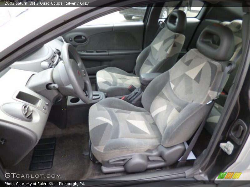Front Seat of 2003 ION 3 Quad Coupe