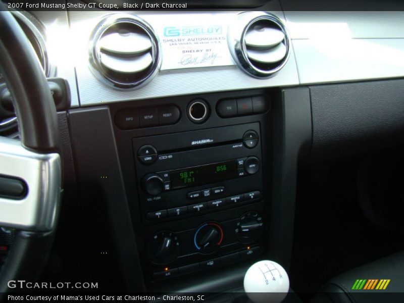 Controls of 2007 Mustang Shelby GT Coupe