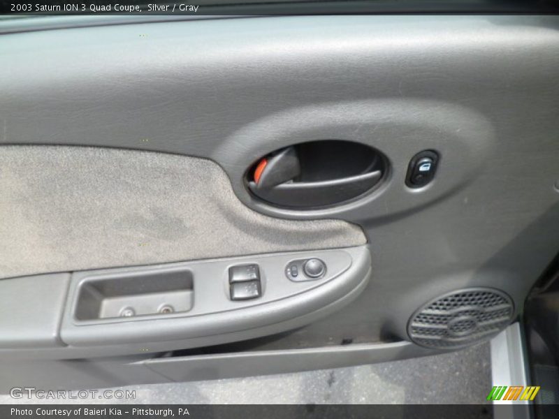 Silver / Gray 2003 Saturn ION 3 Quad Coupe