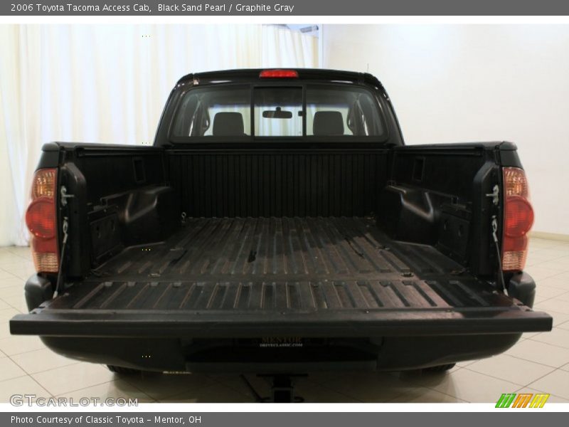 Black Sand Pearl / Graphite Gray 2006 Toyota Tacoma Access Cab