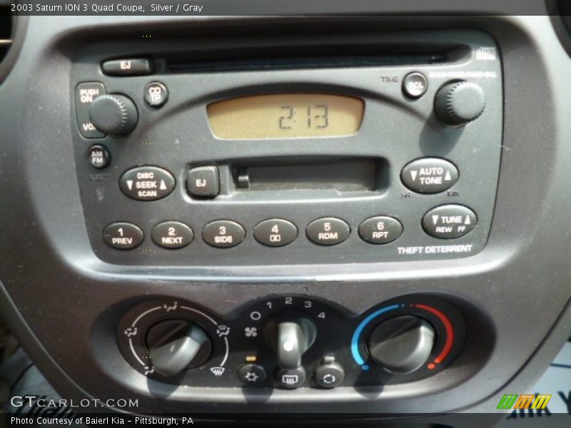 Audio System of 2003 ION 3 Quad Coupe