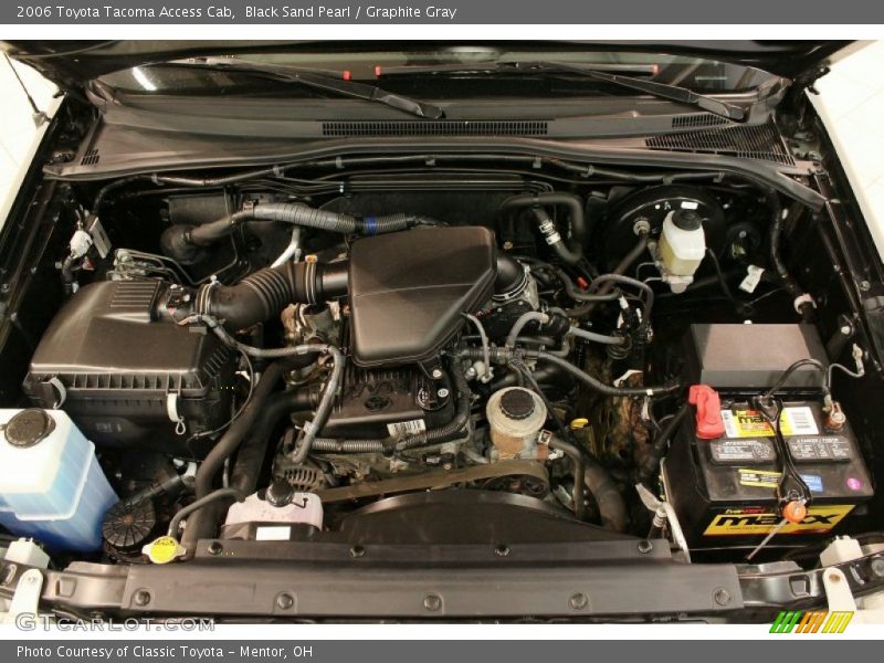 Black Sand Pearl / Graphite Gray 2006 Toyota Tacoma Access Cab