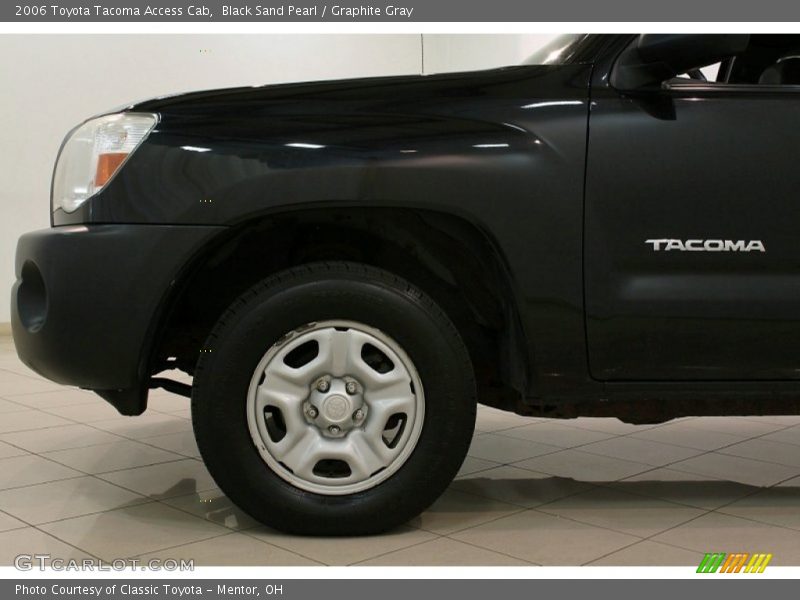 Black Sand Pearl / Graphite Gray 2006 Toyota Tacoma Access Cab