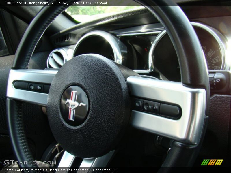 Black / Dark Charcoal 2007 Ford Mustang Shelby GT Coupe