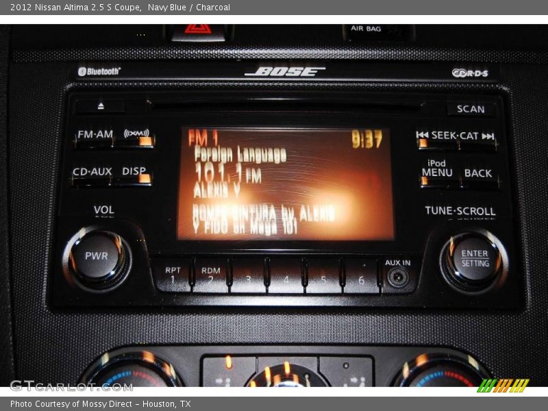 Navy Blue / Charcoal 2012 Nissan Altima 2.5 S Coupe