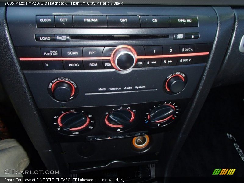 Controls of 2005 MAZDA3 s Hatchback