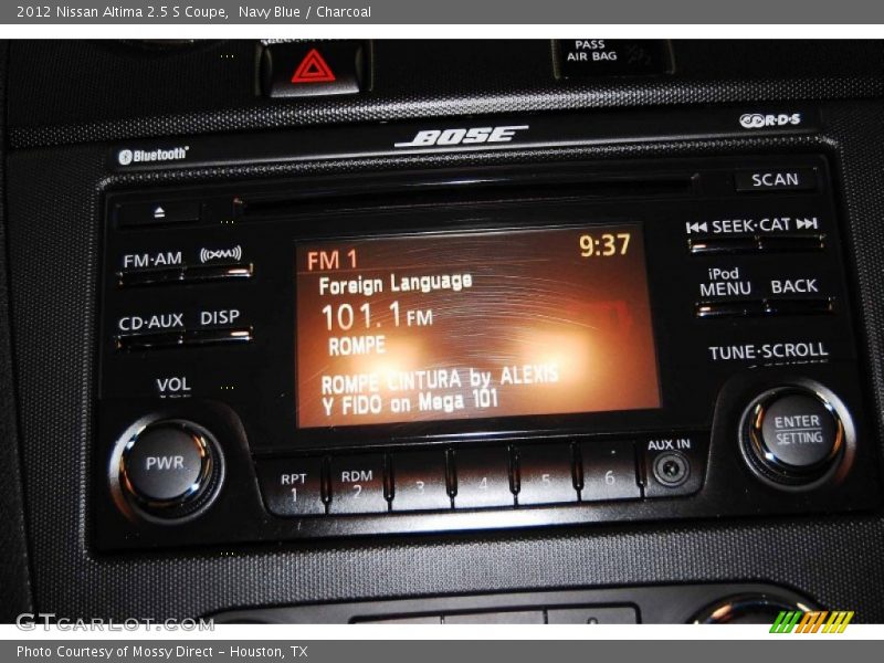 Navy Blue / Charcoal 2012 Nissan Altima 2.5 S Coupe