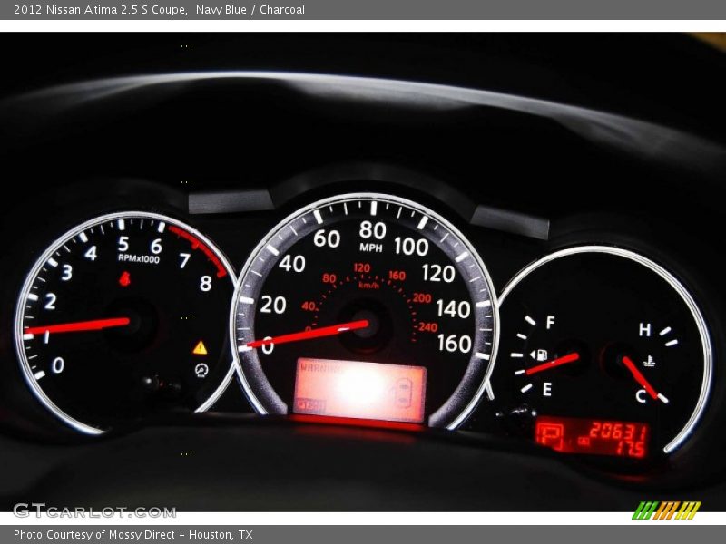 Navy Blue / Charcoal 2012 Nissan Altima 2.5 S Coupe