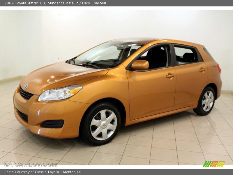 Sundance Metallic / Dark Charcoal 2009 Toyota Matrix 1.8