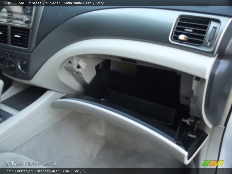 Satin White Pearl / Ivory 2008 Subaru Impreza 2.5i Sedan