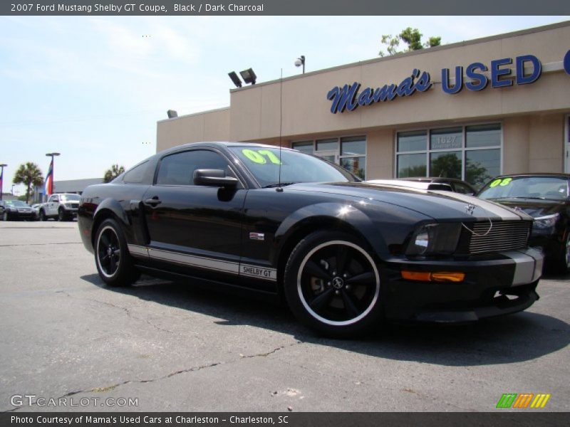 Black / Dark Charcoal 2007 Ford Mustang Shelby GT Coupe