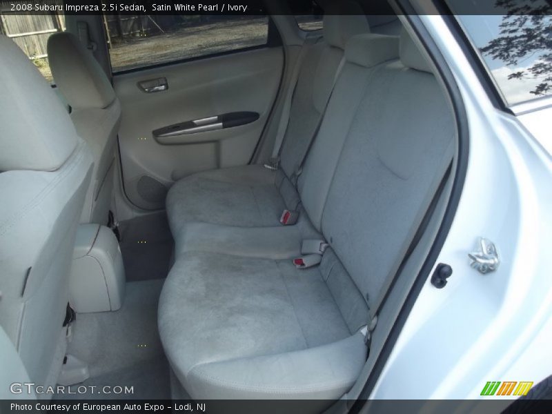Satin White Pearl / Ivory 2008 Subaru Impreza 2.5i Sedan
