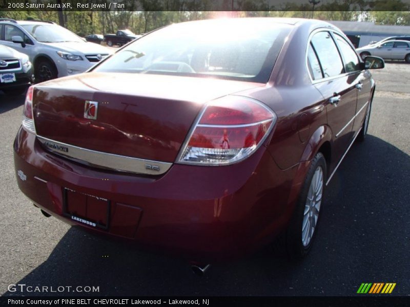 Red Jewel / Tan 2008 Saturn Aura XR