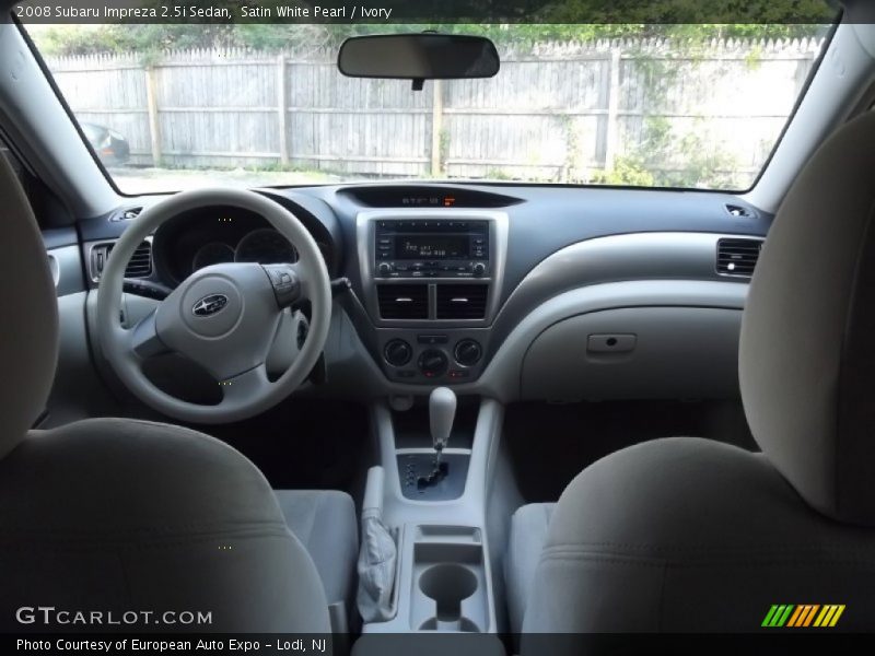 Satin White Pearl / Ivory 2008 Subaru Impreza 2.5i Sedan