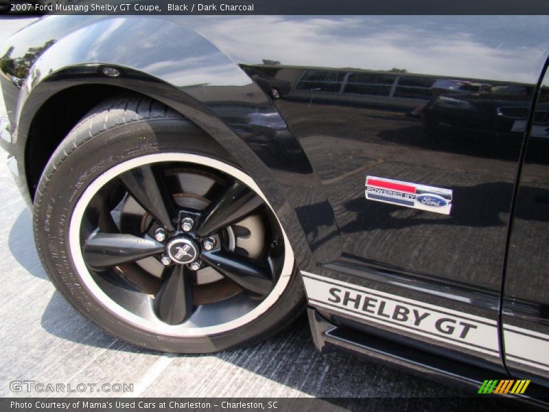 Black / Dark Charcoal 2007 Ford Mustang Shelby GT Coupe