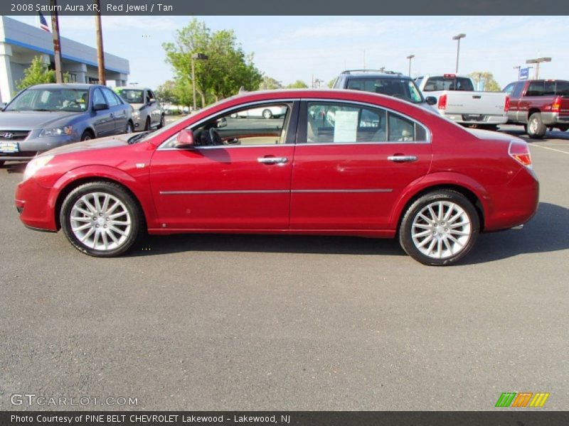 Red Jewel / Tan 2008 Saturn Aura XR