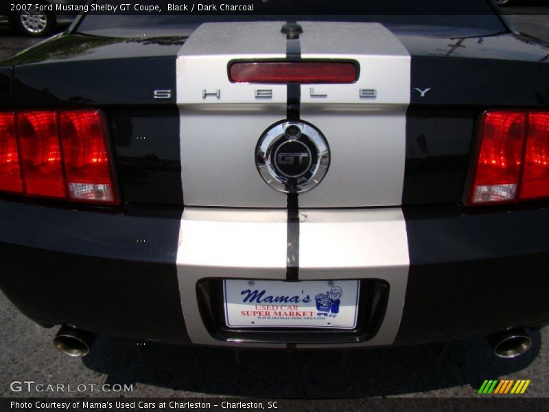 Black / Dark Charcoal 2007 Ford Mustang Shelby GT Coupe