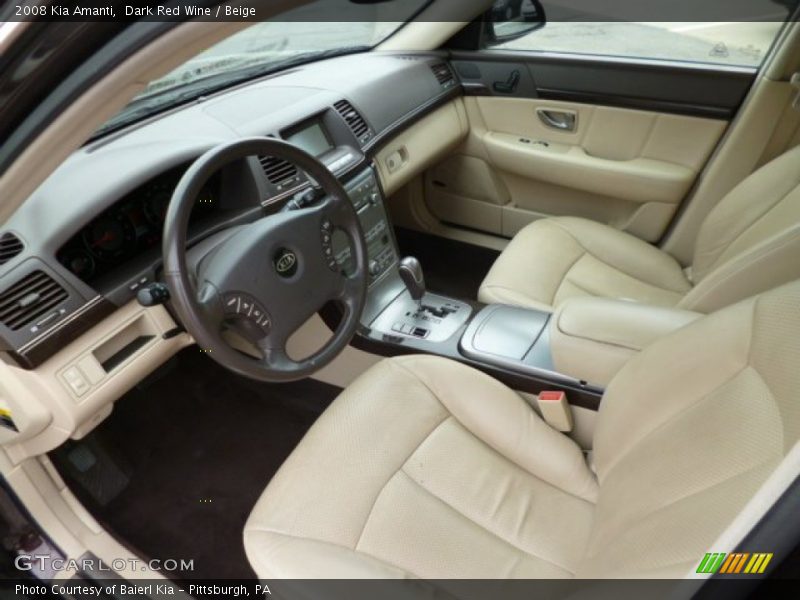 Beige Interior - 2008 Amanti  