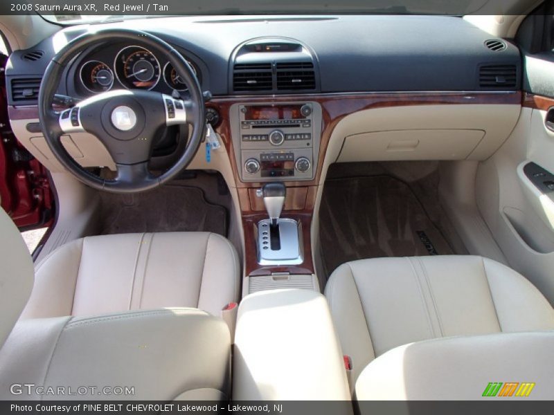 Red Jewel / Tan 2008 Saturn Aura XR
