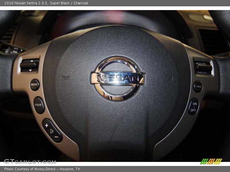 Super Black / Charcoal 2010 Nissan Sentra 2.0 S
