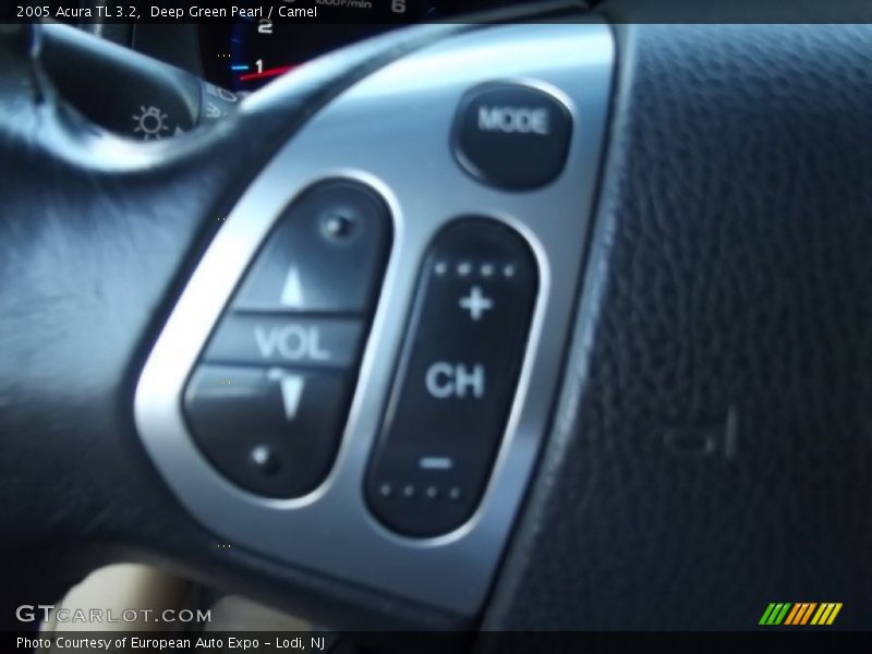 Deep Green Pearl / Camel 2005 Acura TL 3.2