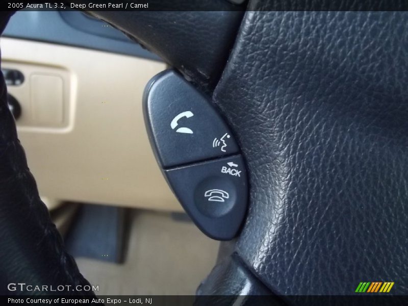 Deep Green Pearl / Camel 2005 Acura TL 3.2