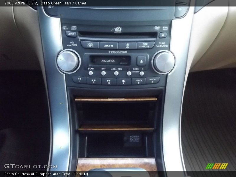 Deep Green Pearl / Camel 2005 Acura TL 3.2