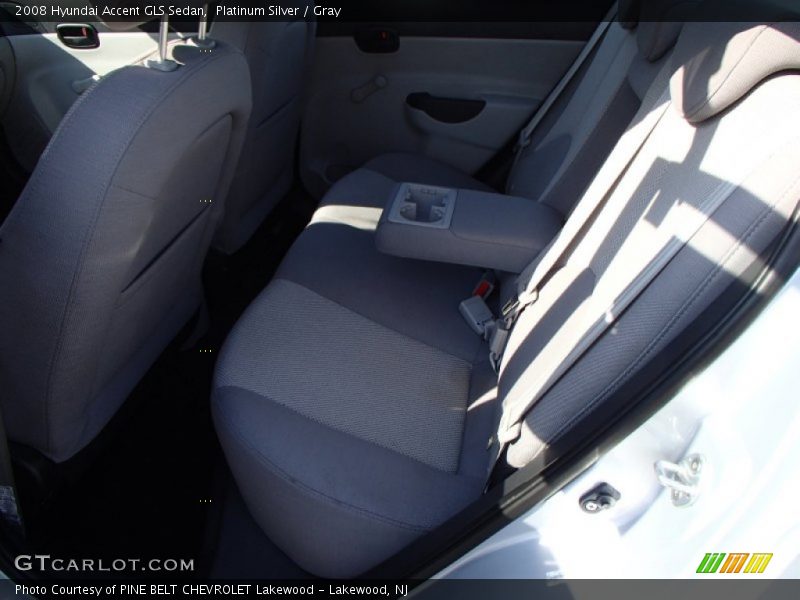 Platinum Silver / Gray 2008 Hyundai Accent GLS Sedan