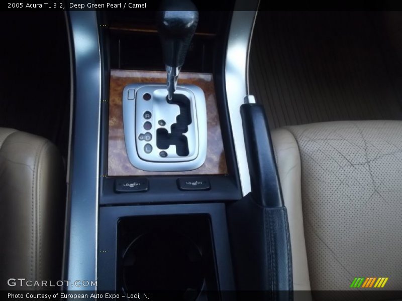 Deep Green Pearl / Camel 2005 Acura TL 3.2